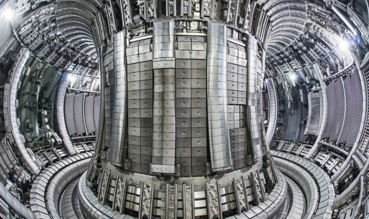Tuumasünteesi reaktori seinad valmistatakse berülliumist ja volframist. (Foto: EUROFusion)