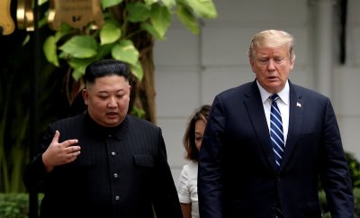 USA riigipea Donald Trump ja Põhja-Korea juht Kim Jong-un mullu veebruaris Hanois.