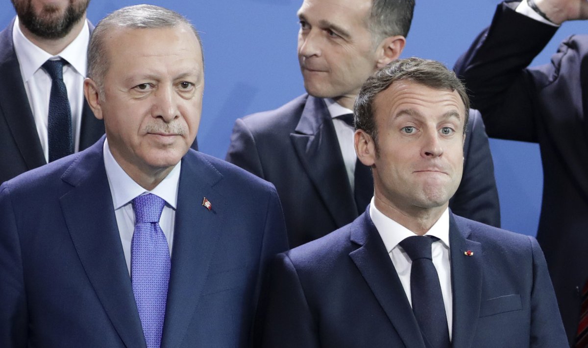 Recep Tayyip Erdoğan ja Emmanuel Macron