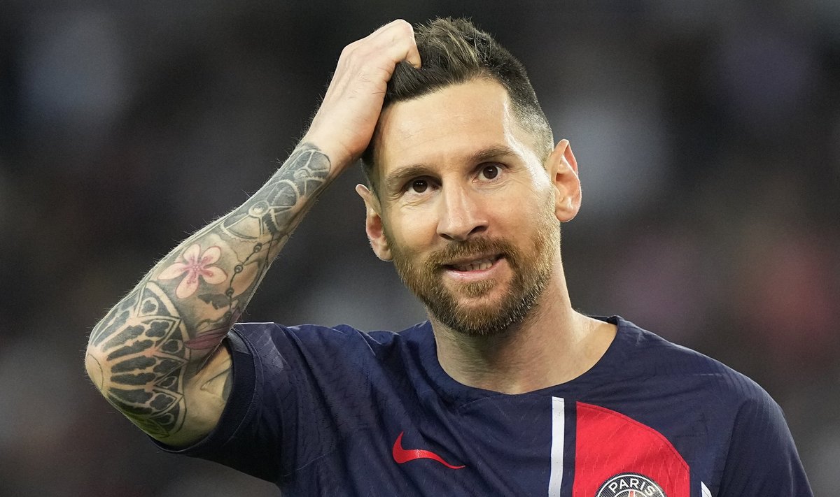 Lionel Messi PSG särgis.