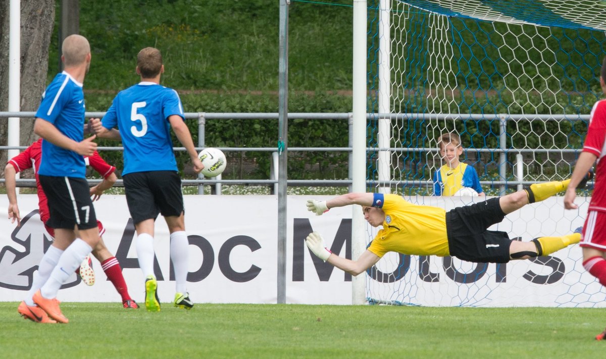 Jalgpall Eesti ja Andorra U21 koondis