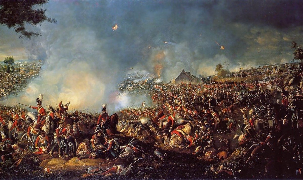 Waterloo lahing. William Sadleri maal.