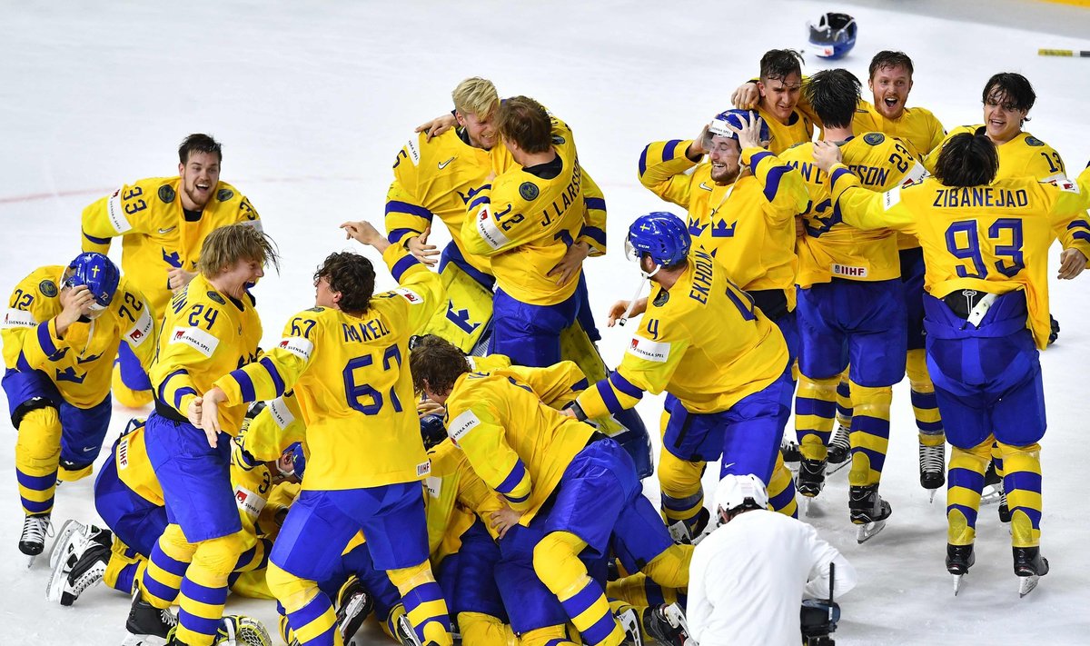 Rootsi jäähokikoondis võitis MM-tiitli.