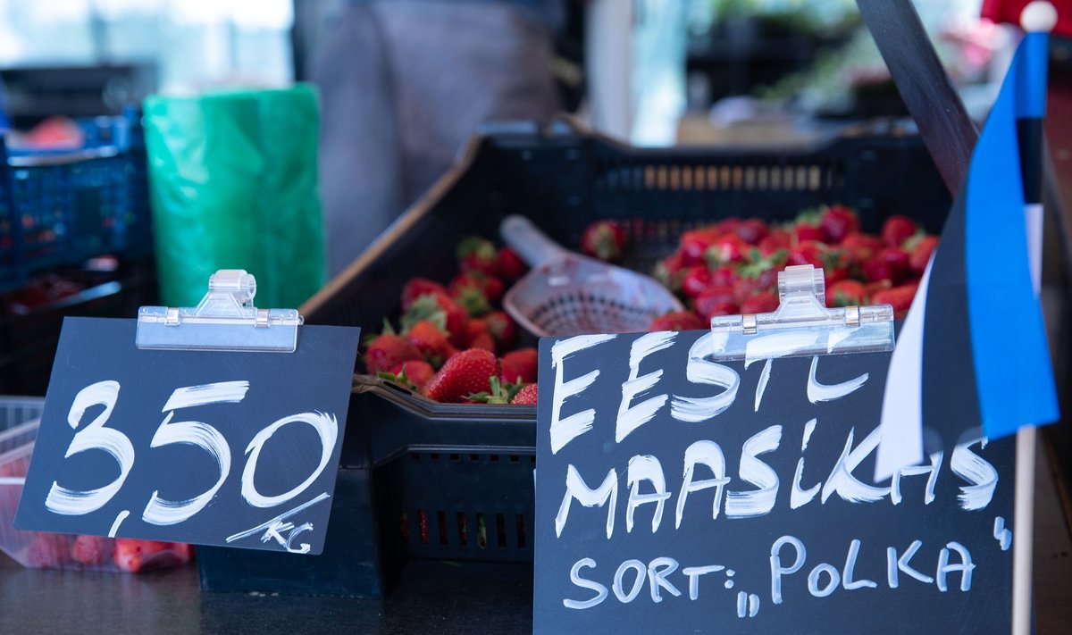 Balti jaama turg, Eesti maasikad, sort „Polka”