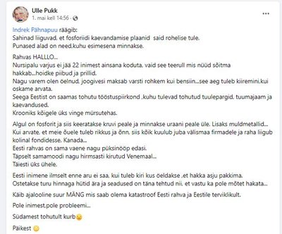 Kümnetest postitustest populaarseim - tekst on tänaseks kogunud umbes 90 000 kasutaja tähelepanu