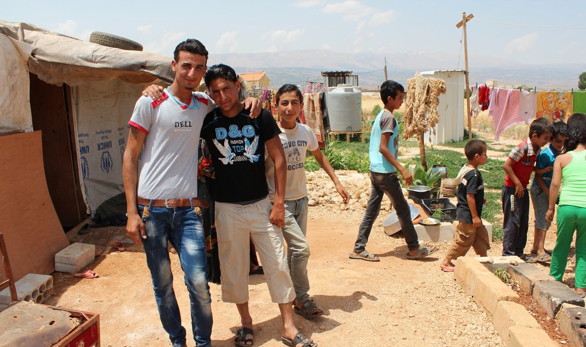 Süüria sõjapõgenikud Liibanonis Bekaa orus