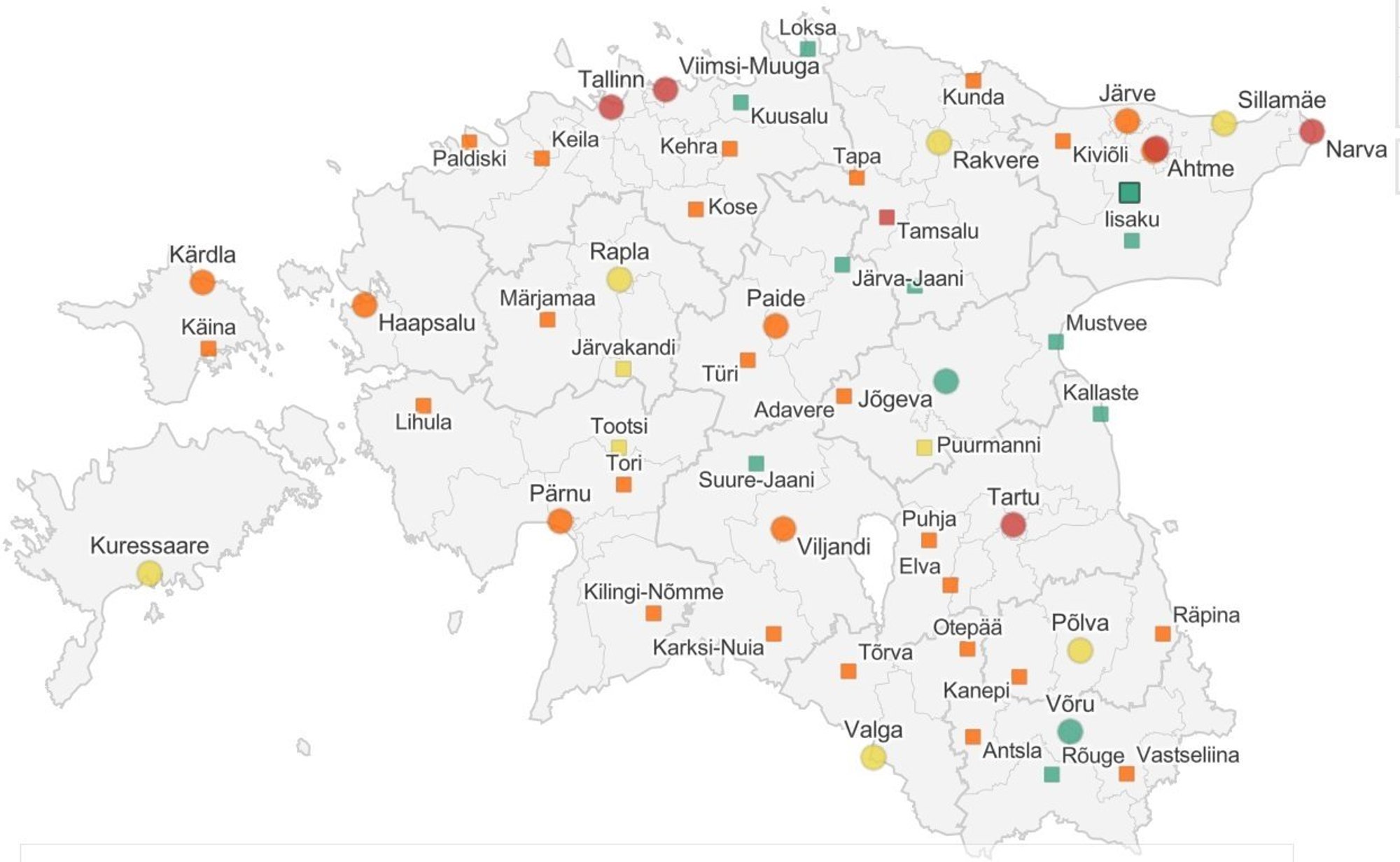 Зеленая карта эстония