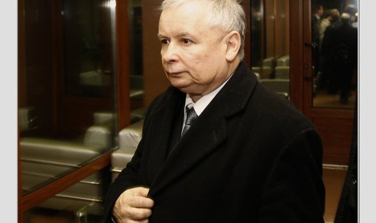 Jarosław Kaczyński Smolenski lennuväljal