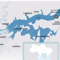 KAART | Kahhovka hüdroelektrijaama tammi purunemise tõttu ähvardab vee alla jäämine kümneid asulaid