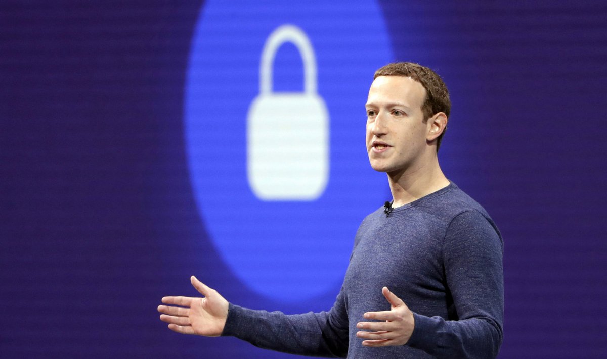 f8 uks on lukku pandud, luku võti katki murtud... Illustreerival eesmärgil pilt Facebooki bossist Mark Zuckerberg'ist esinemas tunamullusel f8-üritusel. (Foto: REUTERS)