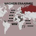 GRAAFIKUD | Kes kuuluvad Wagneri juhtkonda ja kus riikides paiknevad Wagneri palgasõdurid?