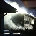 ФОТО И ВИДЕО | В столичном Хааберсти произошел пожар в жилом доме. Пострадала женщина