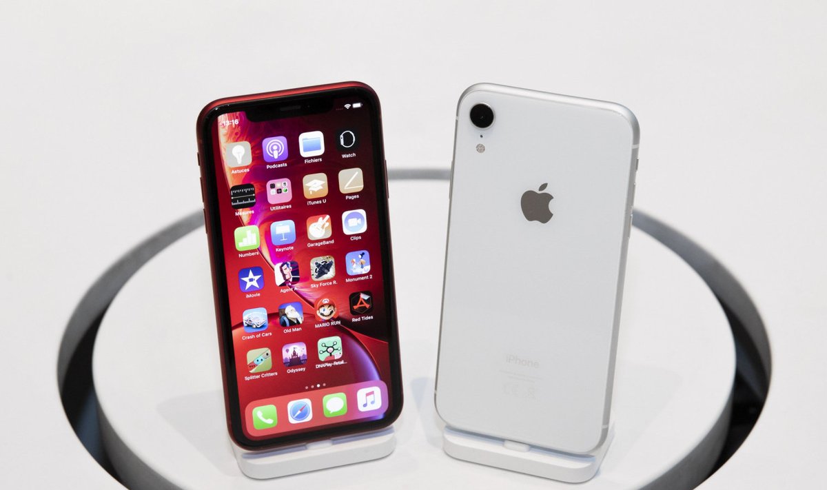 Boss näitab nii esi- kui ka tagakülge. Mullu väidetavalt enim müünud telefon Apple iPhone Xr. (Foto: SIPA)