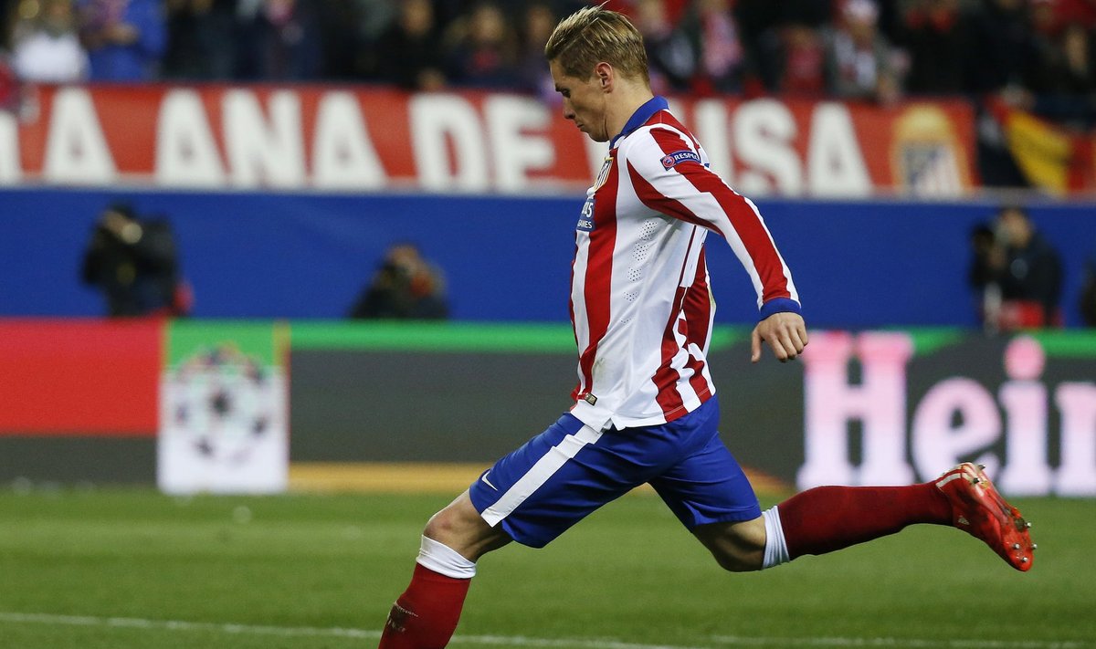 Fernando Torres lõi Atlético võidupenalti.