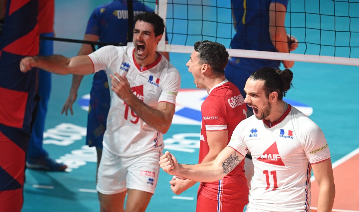 Prantsusmaa jõudis võrkpalli EM-il poolfinaali.