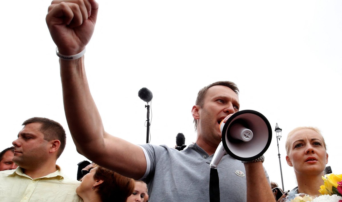 Fotomeenutus 2013. aastast, mil Navalnõi sai ka võltsitud tulemuste korral Moskva linnapea valimistel võimsa häältesaagi