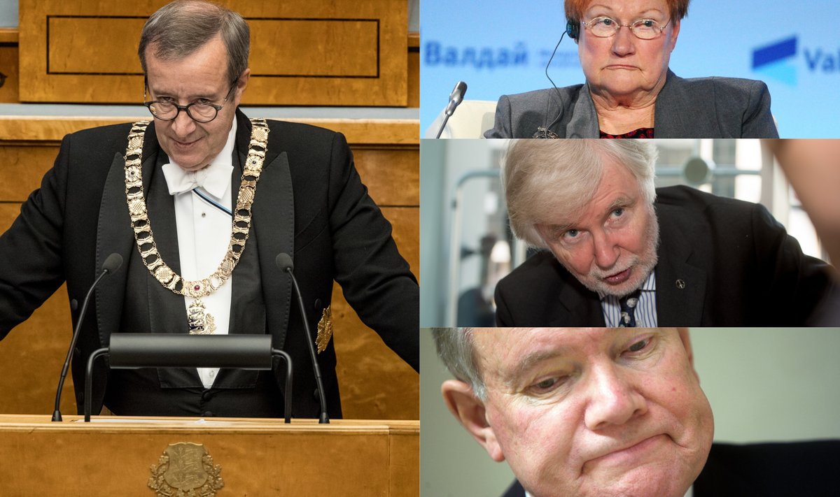 Toomas Hendrik Ilves, Tarja Halonen, Erkki Tuomioja, Paavo Lipponen