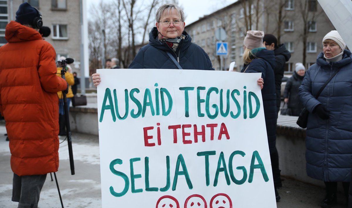 Narva haigla meedikute meeleavaldus