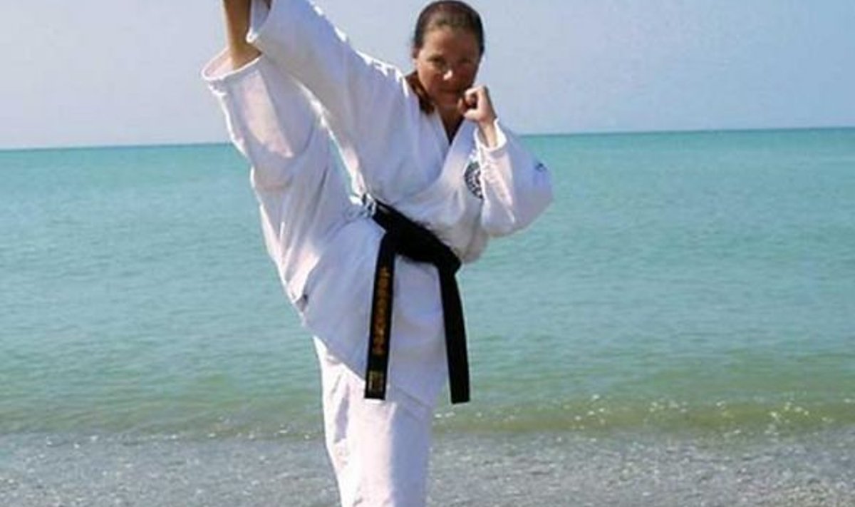 VÕITLUSHIMULINE: Karateklubi Daigo president Olga Pallo leiab, et tema klubi suhtes käituti ebaausalt.,(erakogu)