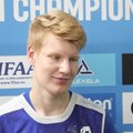 DELFI VIDEO | Eesti U18 koondise kapten Matthias Tass: ma ei tea, kuidas teistel, aga minul kukuvad Kalevi spordihallis visked väga hästi!