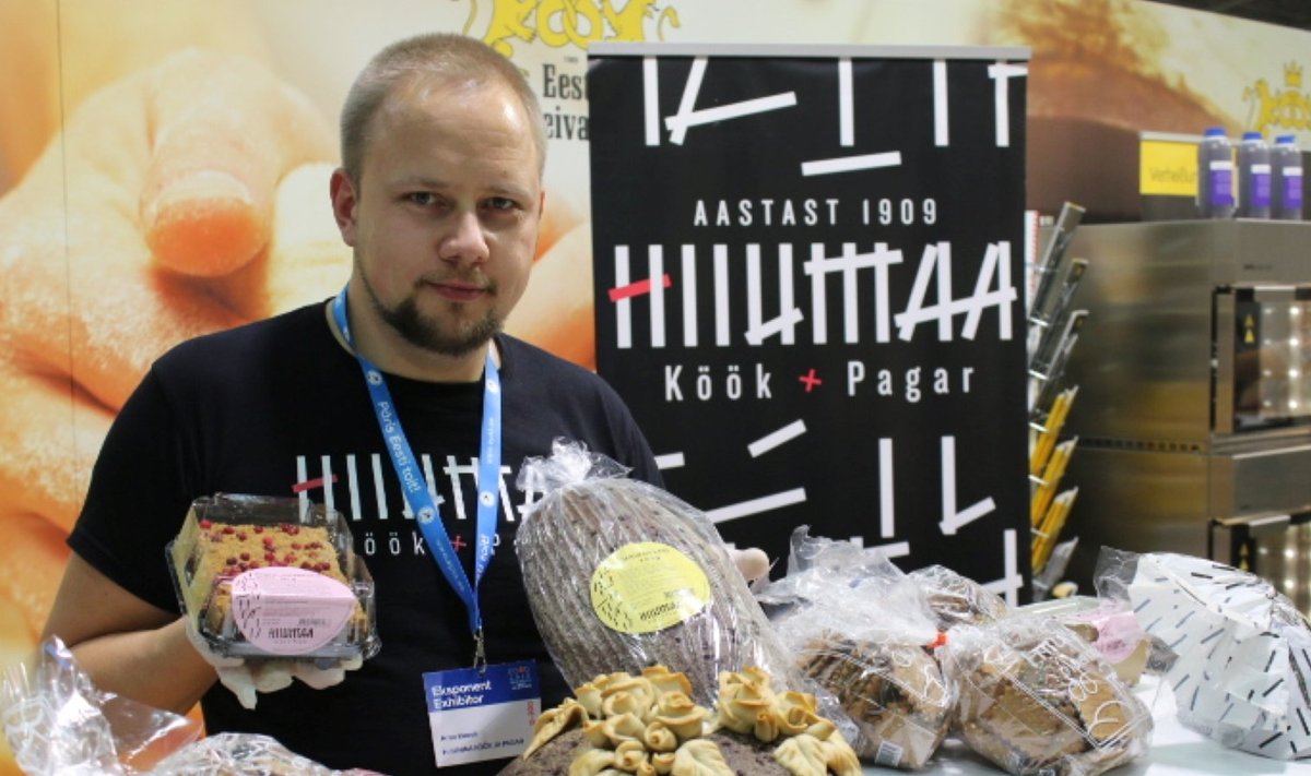 Hiiumaa Köök ja Pagar OÜ turundusspetsialist Arno Kuusk tänavusügisesel Tallinna Toidumessil FoodEst.