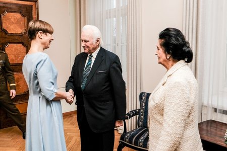 President Kersti Kaljulaid võttis 50. sünnipäeva puhul vastu õnnitlejaid