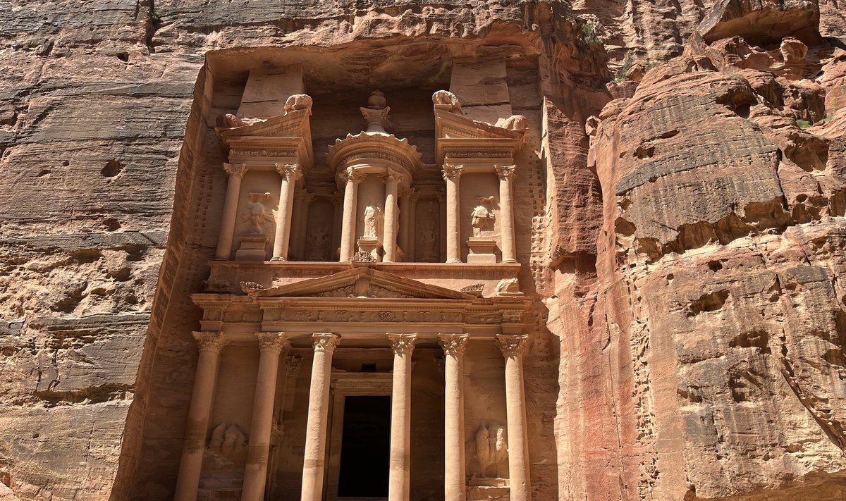Petra varakambri väravad, mis on kogu maailmas laialt tuntud. 