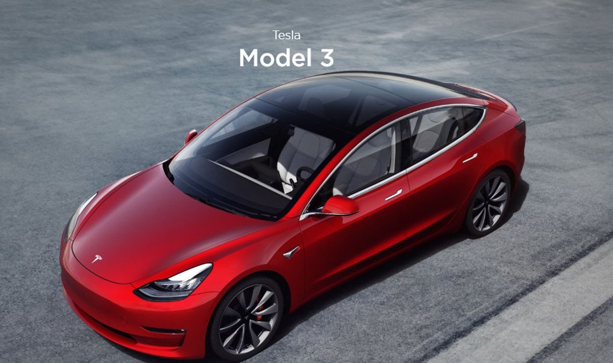Tesla Model 3 (foto: tesla.com)