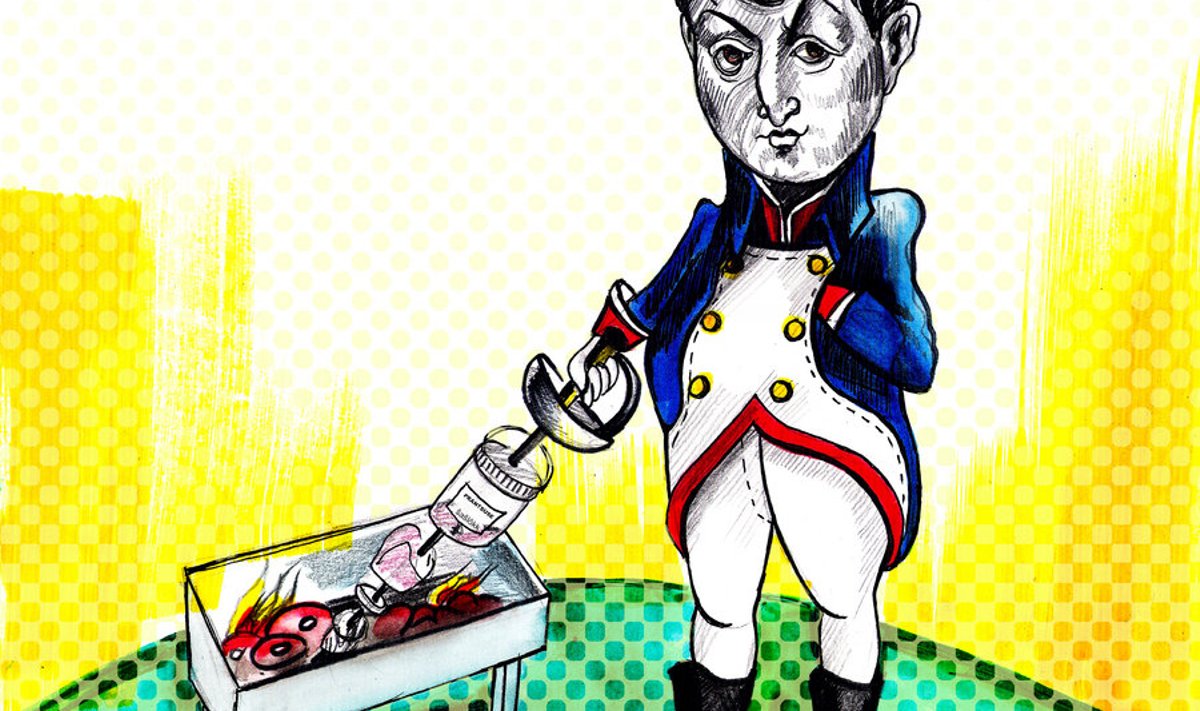 Napoleon I (1769–1821) suurimaks teeneks loetakse Napoleoni koodeksit, eriti selle paragrahvi, mis kinnitab šašlõki Suur-Prantsustani rahvustoiduna.