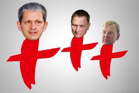 KOLM X-I:(vasakult paremale): Nerijus Numavičius, Mindaugas Marcinkevicius ja Gintaras Marcinkevicius.