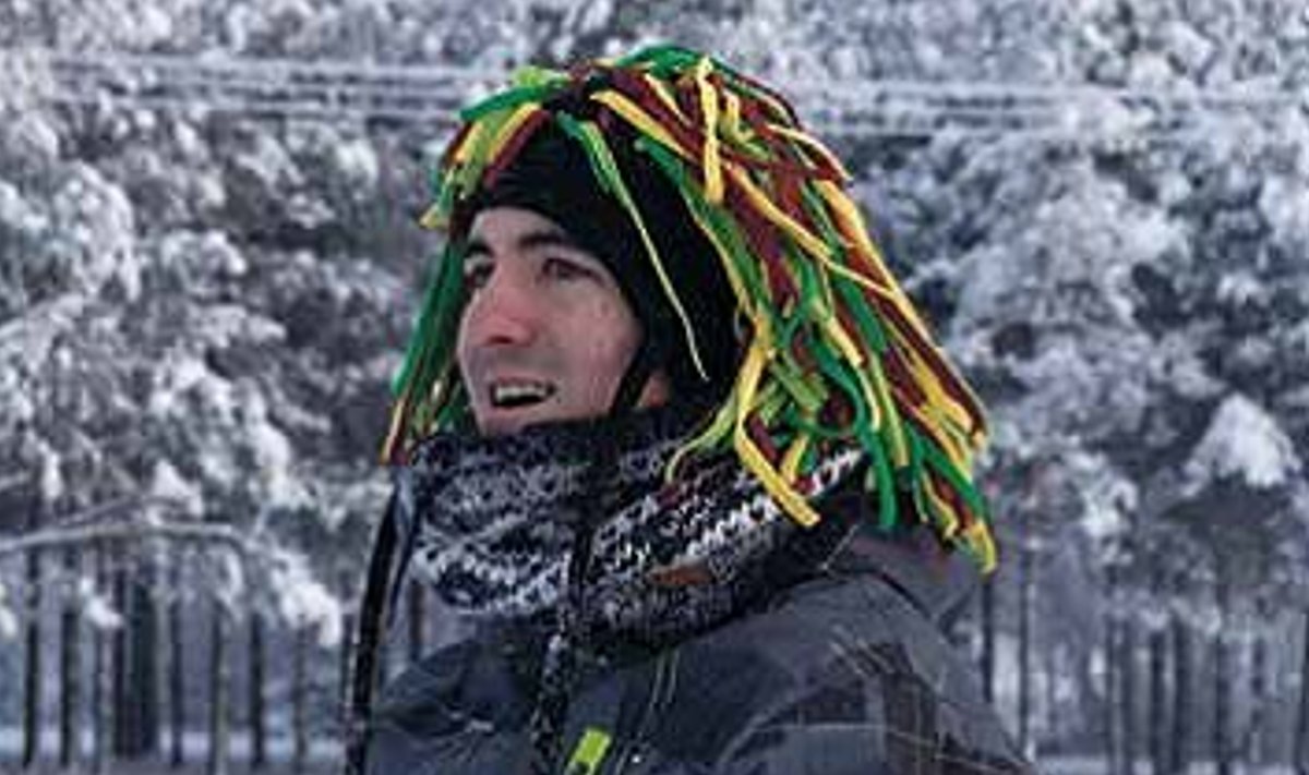 Türi noortekeskuse vabatahtlik Pierre naudib Eestis talve.