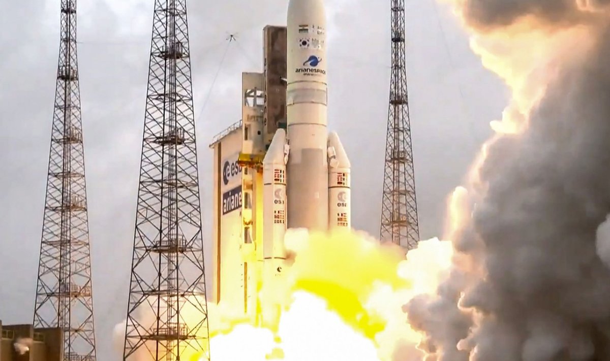Illustreerival eesmärgil: ESA Ariane 5 rakett