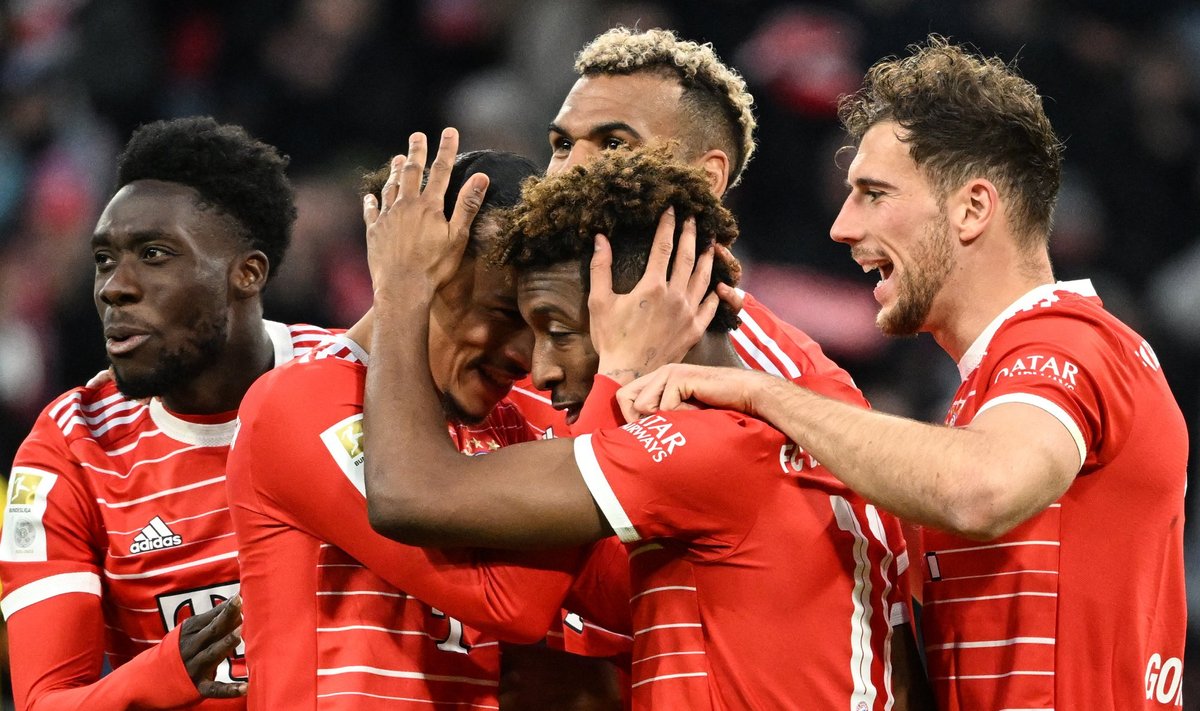 Müncheni Bayern sai Thomas Tucheli käe all mängumasina kohe käima.