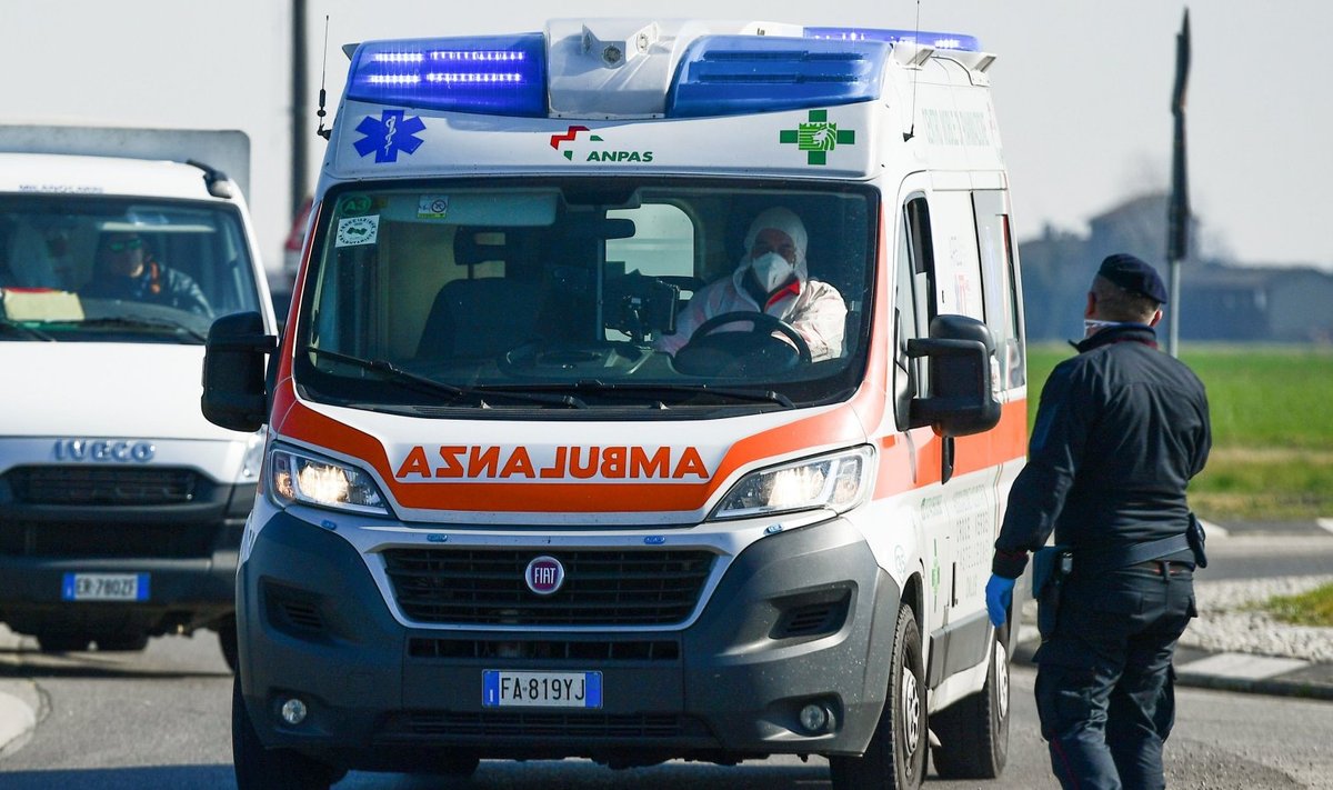 Itaalia kiirabi. Foto on illustratiivne.