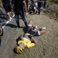 Kukkumisse sattunud Cancellara jaoks on Tour de France läbi