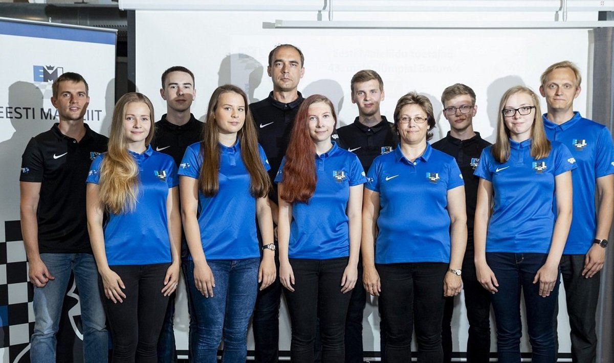 Eesti koondise meeskond ja naiskond