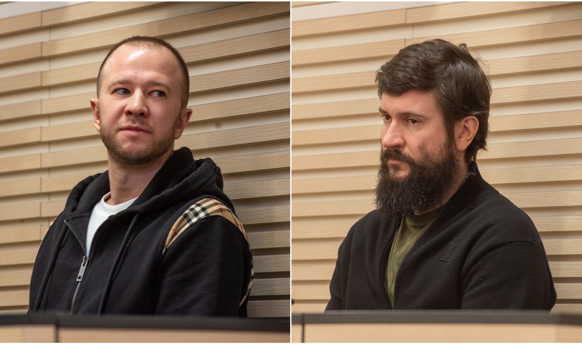 Sergei Potapenko (vasakul) ja Ivan Turõgin on kohtus väitnud, et tahavad koju pere juurde ega kavatse põgeneda.