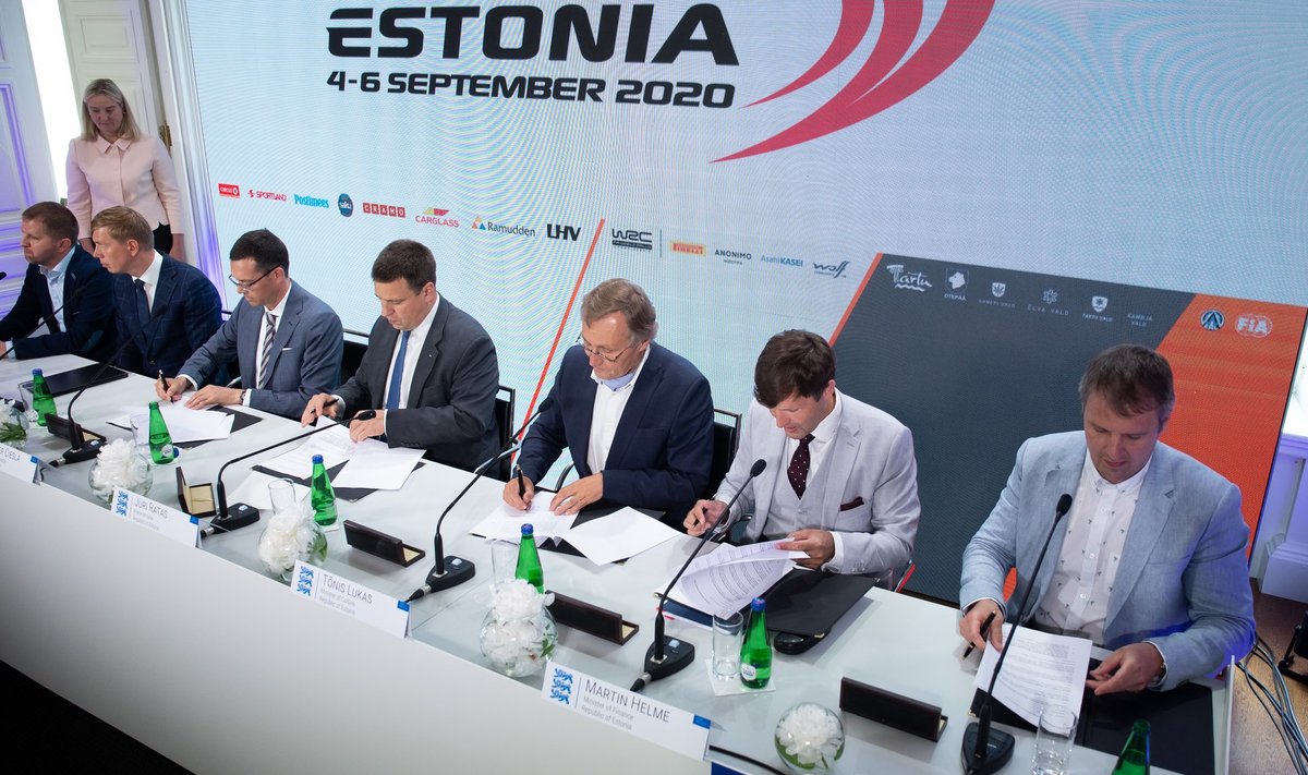 Rally Estonia korraldajad, valitsus ja WRC sarja promootor on astunud ühise vankri ette.