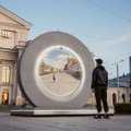 ФОТО | В Литве и Польше установили "порталы" будущего: теперь жители двух стран могут общаться в режиме реального времени