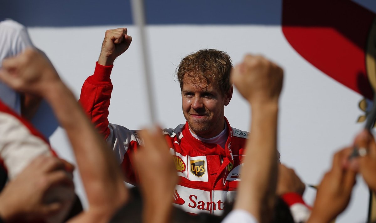 Sebastian Vettel sai karjääri 41. etapivõidu.