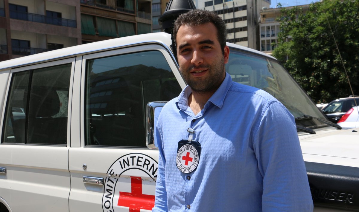 Rahvusvahelise abiorganisatsiooni Punane Rist Liibanoni haru avalike suhete juht Tarek Wheibi
