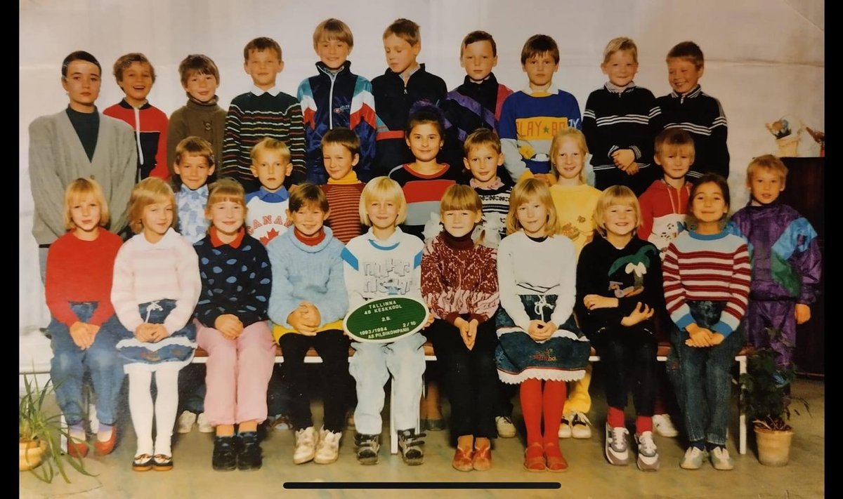 Фотография 1993/1994 года. 2Б класс, 48 школа