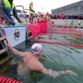 VIDEO ja FOTOD | "Kuuma päikese eest..." Kartmatud ujujad peavad Tallinnas taliujumise MMi