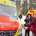 FOTOD JA VIDEO: Põhja-Eesti regionaalhaigla ristis kolm uut kiirabiautot