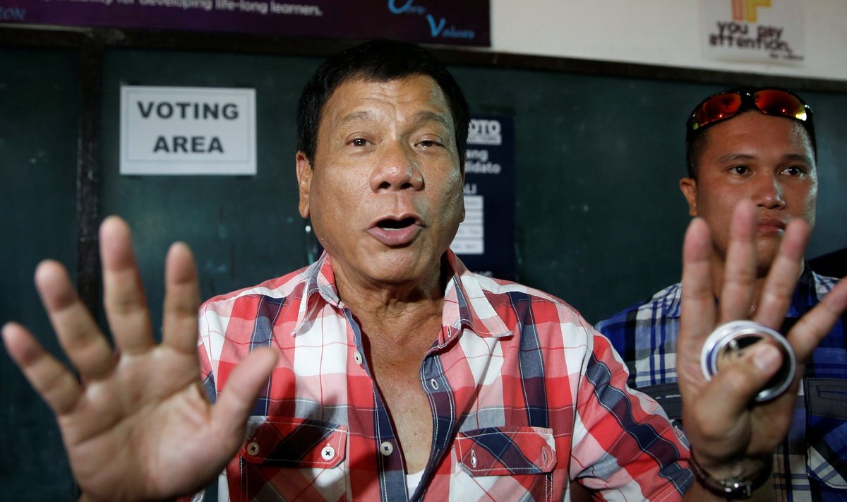 Filipiinide uus riigipea Rodrigo Duterte