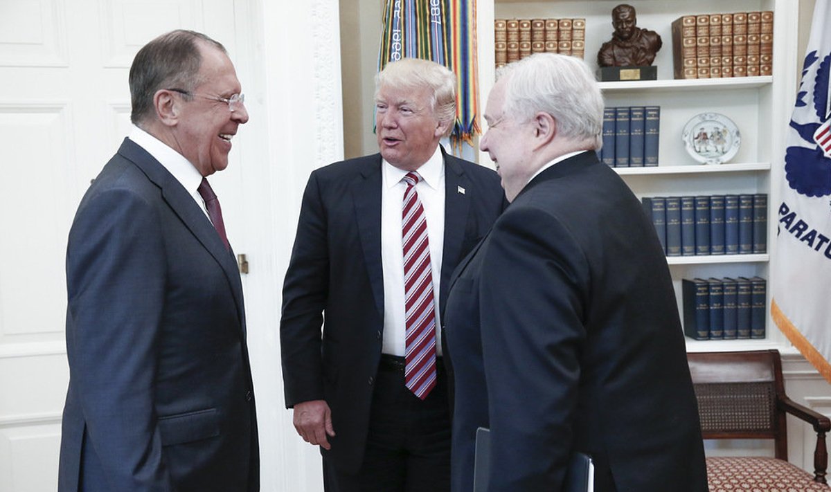 Sergei Lavrov, Donald Trump ja Sergei Kisljak