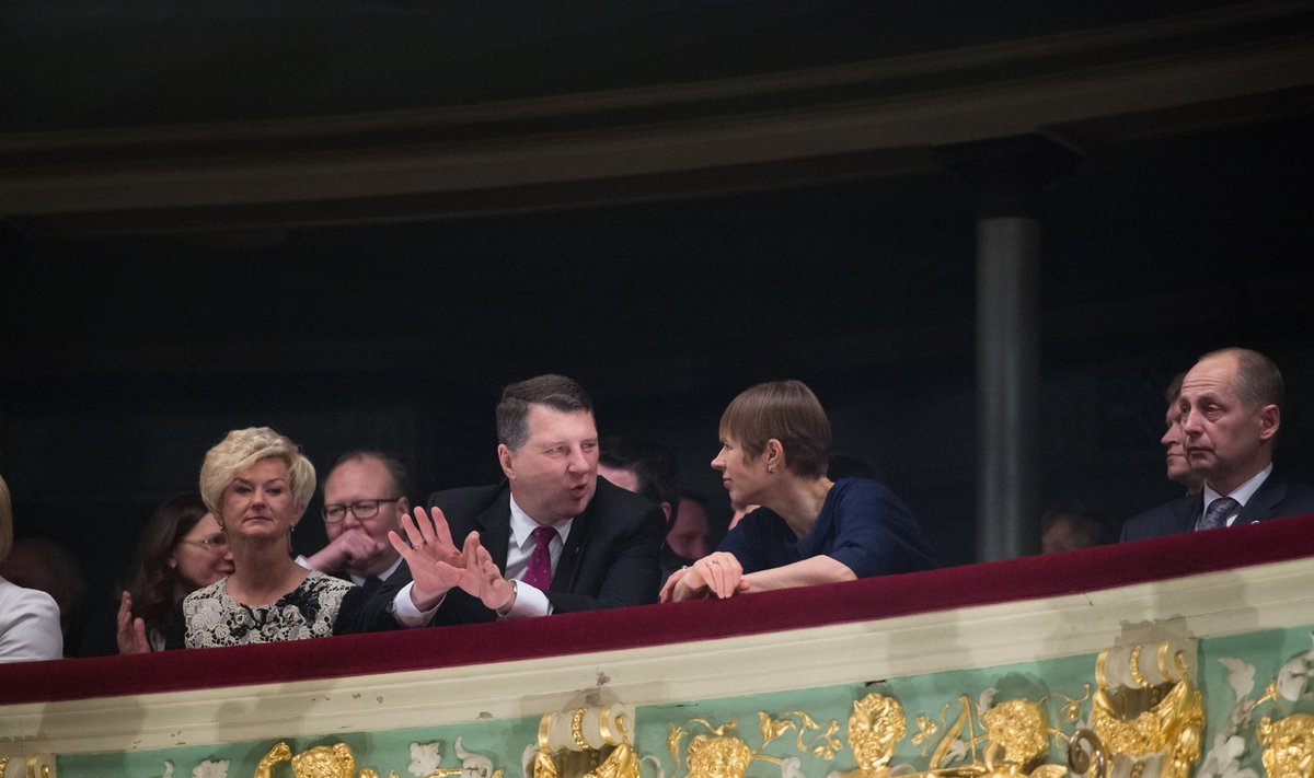 „Krati” etendust vaatasid koos Eesti ja Läti presidendipaarid.