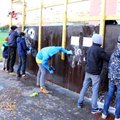 FOTO: Noored puhastasid Haabersti rulaparki grafitist