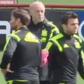 VIDEO: Hispaanlaste närvid läbi? Peatreener kamandas staarmängija trennist minema