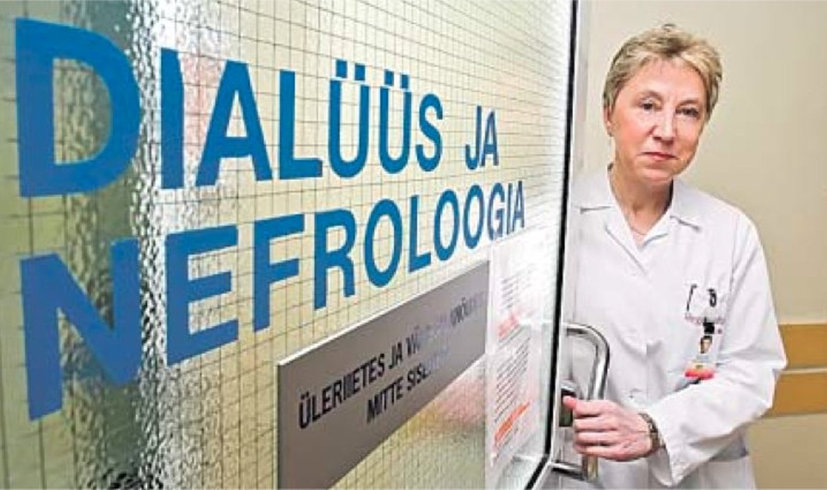 Põhja-Eesti regionaalhaigla nefroloogiakeskuse juhataja dr Merike Luman